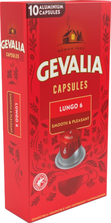 Gevalia Lungo 6 Classico kapsler