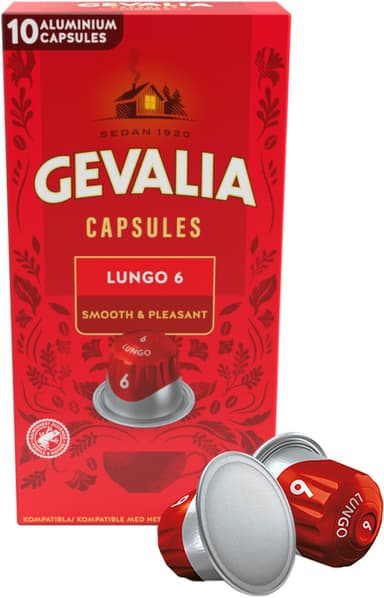 Gevalia Lungo 6 Classico kapsler