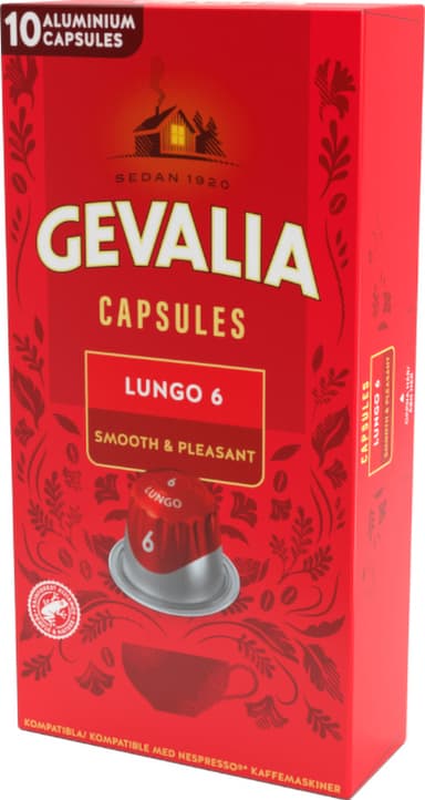 Gevalia Lungo 6 Classico kapsler