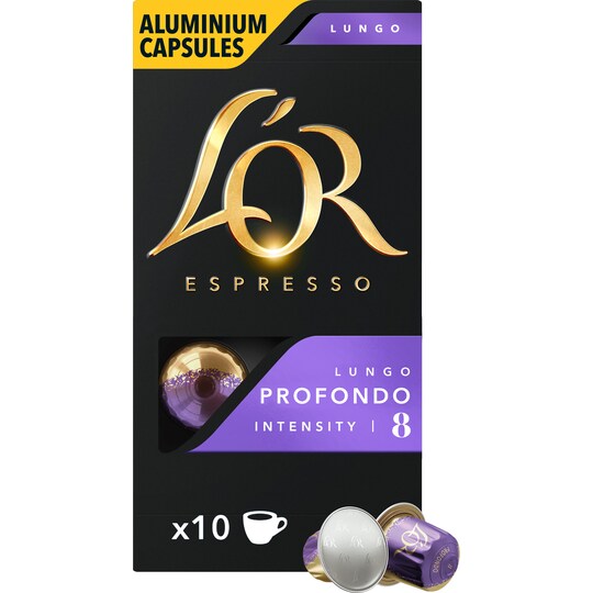 L Or Lungo 8 Profondo kaffekapsler (10-pk)