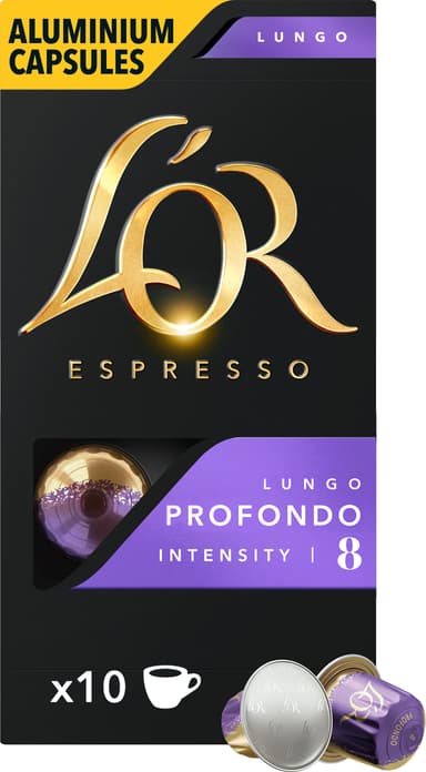 L'Or Lungo 8 Profondo kaffekapsler (10-pk)