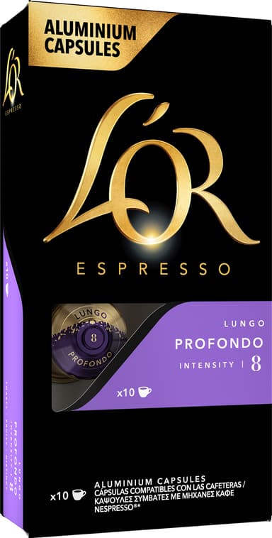L'Or Lungo 8 Profondo kaffekapsler (10-pk)