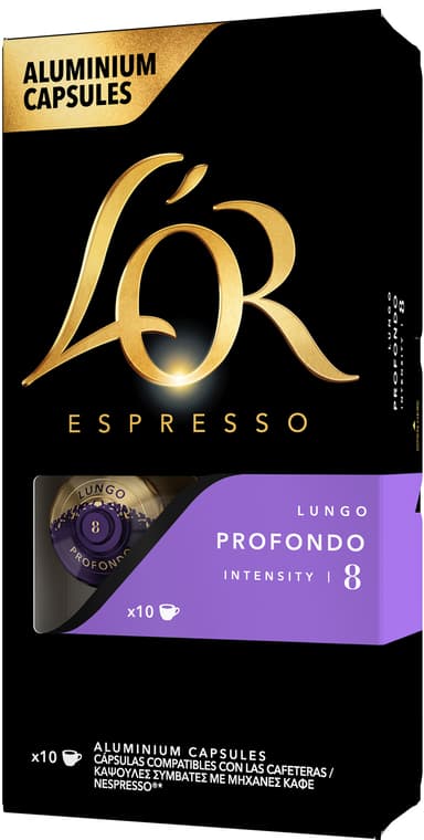 L'Or Lungo 8 Profondo kaffekapsler (10-pk)