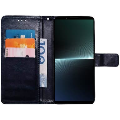 Lommebokdeksel 3-kort Sony Xperia 10 V - Mørkeblå
