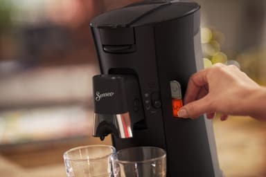 Senseo Select ECO kaffemaskin CSA240/21 (sort/hvitflekket)