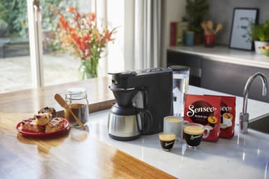 Senseo Switch kapsel- og filterkaffemaskin HD6594/60 (sort)