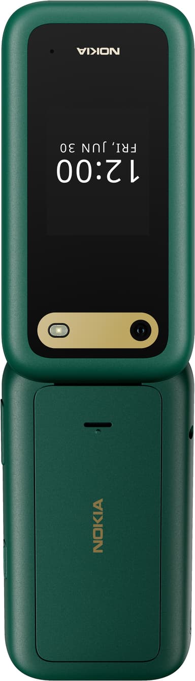 Nokia 2660 Flip mobiltelefon (grønn)