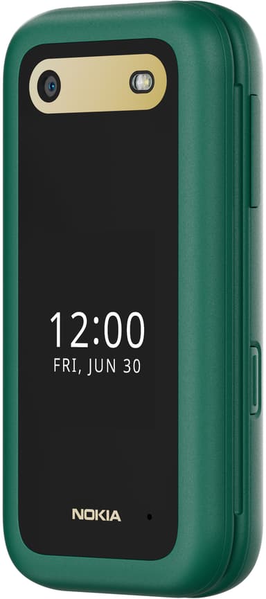 Nokia 2660 Flip mobiltelefon (grønn)