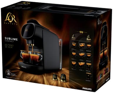 L'OR Barista Sublime kapselmaskin LM9012/60 (sort)