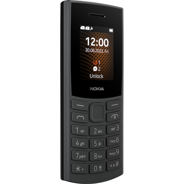Nokia 105 Classic mobiltelefon (sort)