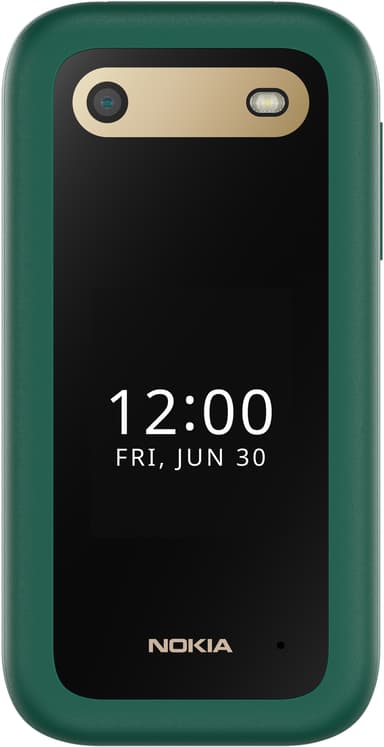Nokia 2660 Flip mobiltelefon (grønn)