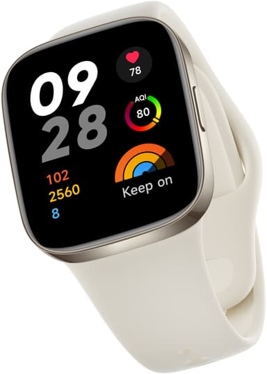 Xiaomi Redmi Watch 3 smartklokke (hvit)