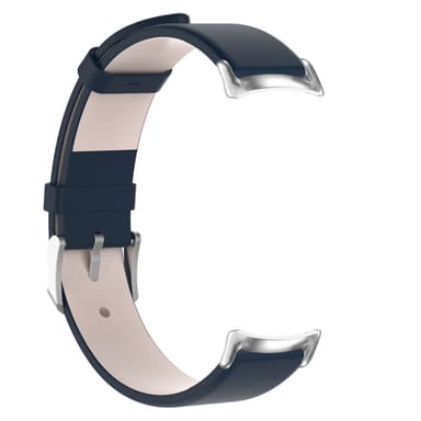 Klokkerem i ekte skinn Mørke blå Xiaomi Mi Band 8
