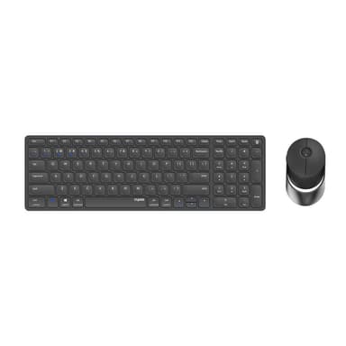 RAPOO Tastatur/Musesett 9750M Multi-Mode Trådløst Mørkegrå
