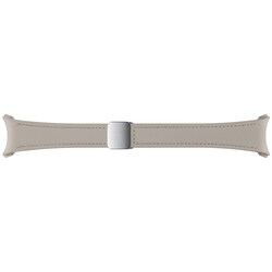 Samsung Galaxy Watch6 Hybrid Leather reim med spenne S/M (grå)