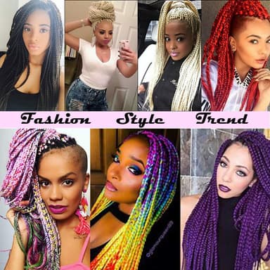 INF Jumbo braid hair extensions twist flette hår Rosa