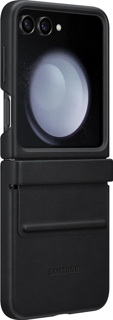 Samsung Galaxy Z Flip 5 Eco Leather deksel (sort)