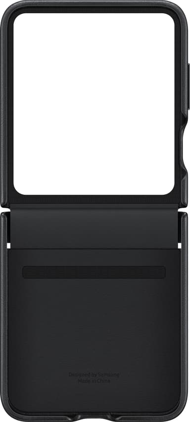 Samsung Galaxy Z Flip 5 Eco Leather deksel (sort)