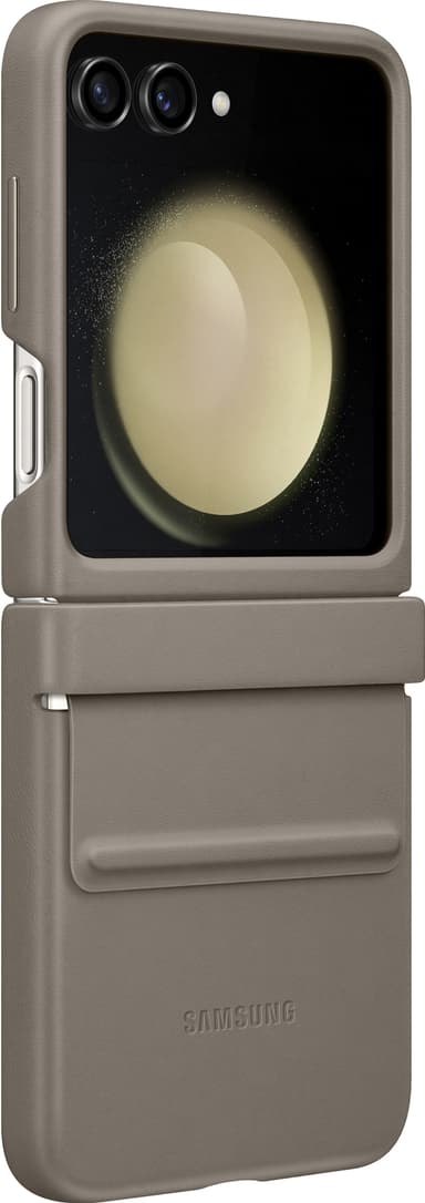 Samsung Galaxy Z Flip 5 Eco Leather deksel (brun)