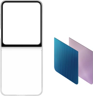 Samsung Galaxy Z Flip 5 FlipSuit deksel (gjennomsiktig)
