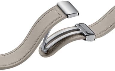 Samsung Galaxy Watch6 Hybrid Leather reim med spenne S/M (grå)