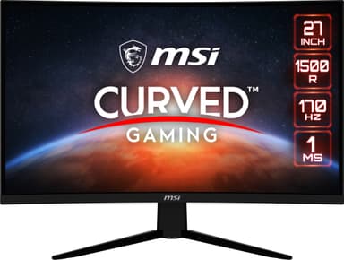 MSI G273CQ 27" buet gamingskjerm