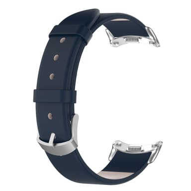 Klokkerem i ekte skinn Mørke blå Xiaomi Mi Band 8