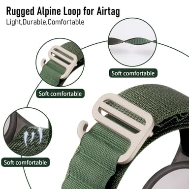 Apple Airtag klokkebånd Grønn