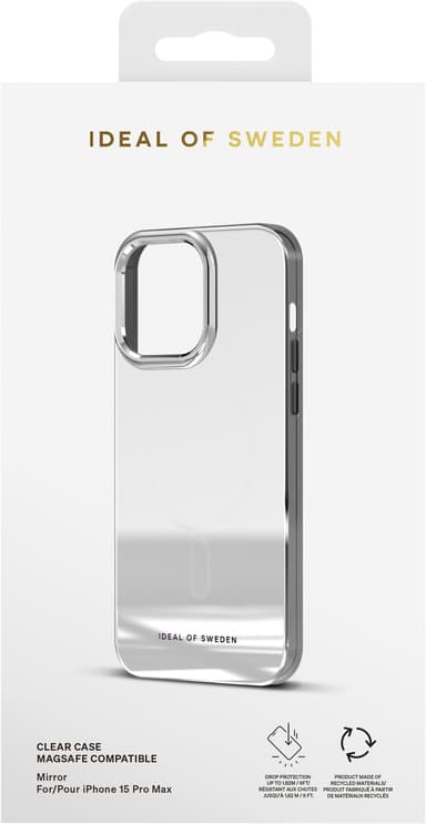 iDeal of Sweden MagSafe Clear deksel til iPhone 15PM (Mirror)