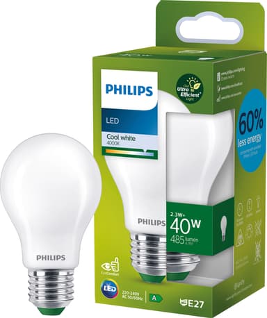 Philips Classic LED-lyspære 2,3 W A60 E27