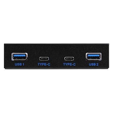 NÖRDIC 3,5"" Floppy frontpanel 2xUSB-C 5Gbps 2xUSB3.0 20pin kontakt