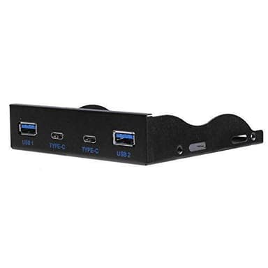 NÖRDIC 3,5"" Floppy frontpanel 2xUSB-C 5Gbps 2xUSB3.0 20pin kontakt