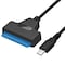 NÖRDIC USB-C til SATA-adapter 2,5 SATA III HDD 5 Gbps