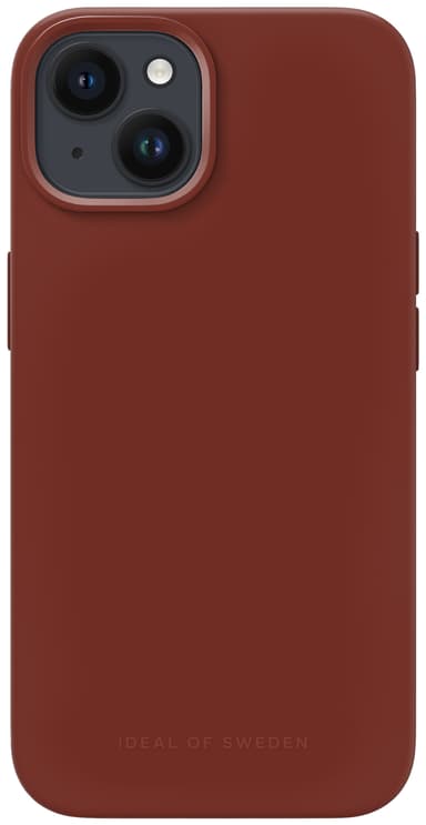 iDeal of Sweden MagSafe Silicone deksel til iPhone 13/14 (dark amber)