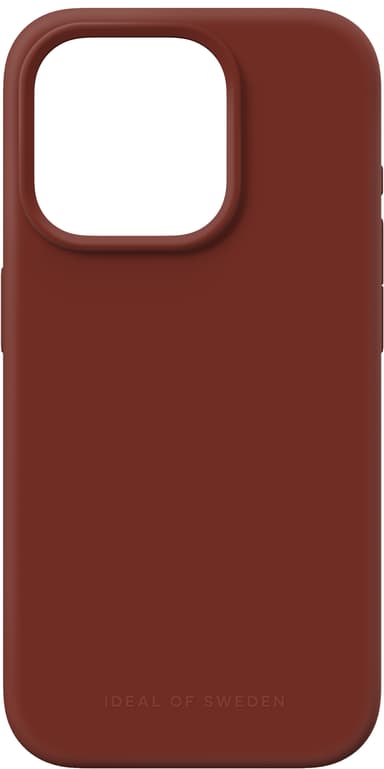iDeal of Sweden MagSafe Silicone deksel til iPhone 15PR (dark amber)