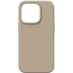 iDeal of Sweden MagSafe Silicone deksel til iPhone 15PR (beige)