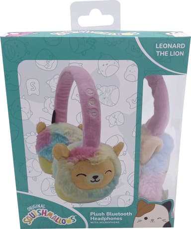 Squishmallows Plush trådløse on-ear hodetelefoner (leonard)