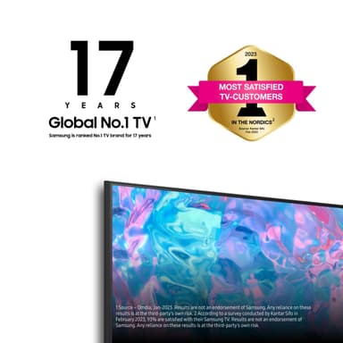 Samsung 43" CU7175 LED 4K Smart TV (2023)