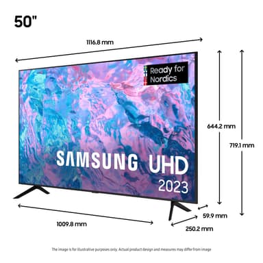 Samsung 50" CU7175 LED 4K Smart TV (2023)