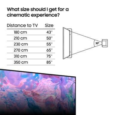Samsung 50" CU7175 LED 4K Smart TV (2023)