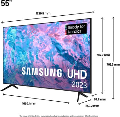 Samsung 55" CU7175 LED 4K Smart TV (2023)