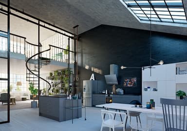 Epoq Dekkside høyskap 233 cm (Trend Blue Grey)