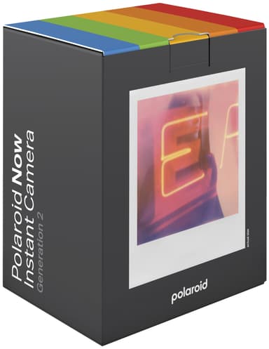 Polaroid Now Gen 2 analogt kamera (sort / hvit)