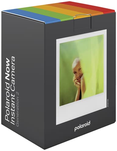 Polaroid Now Gen 2 analog kamera (sort)