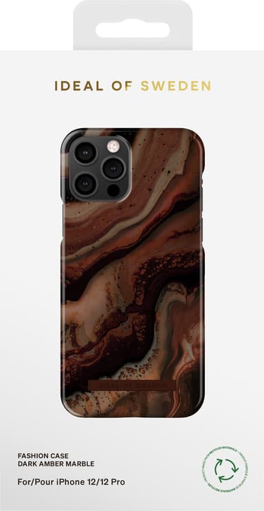 iDeal of Sweden Fashion deksel til iPhone 12/12P (Dark Amber)