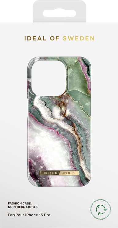 iDeal of Sweden Fashion deksel til iPhone 15PR (Northern Lights)