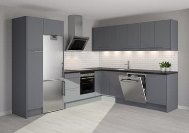 Epoq lyslist til kjøkken 220 cm (Trend Dark Grey)