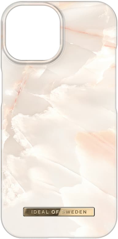 iDeal of Sweden Fashion deksel til iPhone 15 (Rose Pearl Marble)