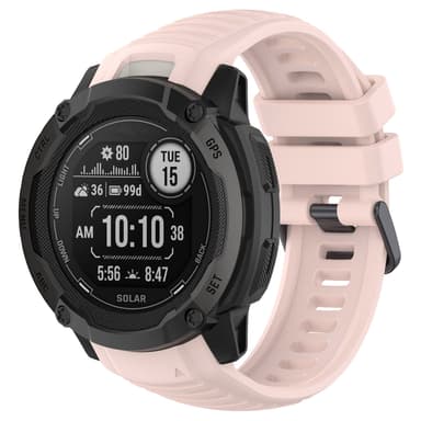 Offisielt silikonarmbåndsarmbånd for Garmin Instinct 2X Rosa