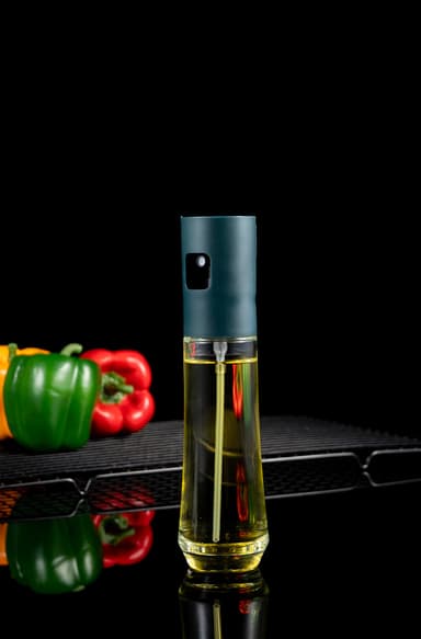 Sprayflaska i glas för olja med tratt 150 ml